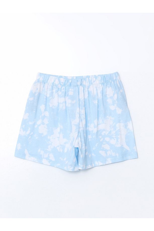 Bisiklet Yaka Kız Çocuk Şortlu Pijama Takımı - 5