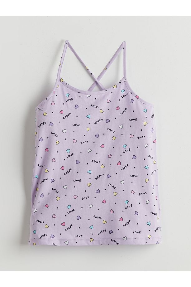 Kare Yaka Kız Çocuk Şortlu Pijama Takımı - 2