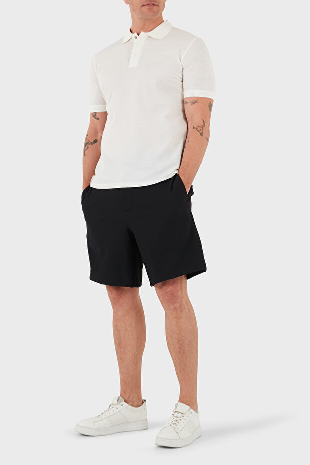 Cotton Regular Fit Rib Bermuda Short Men Short Em001507 Af14076 Uc001