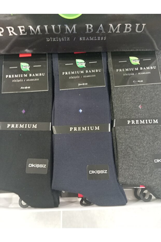 12' Li Uzun Bambu Çorap - 1