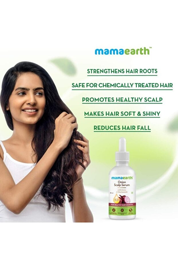 Onion Scalp Serum 50 ml For Hair Fall Control & Healthy Scalp with Onion & Niacinamide - 4