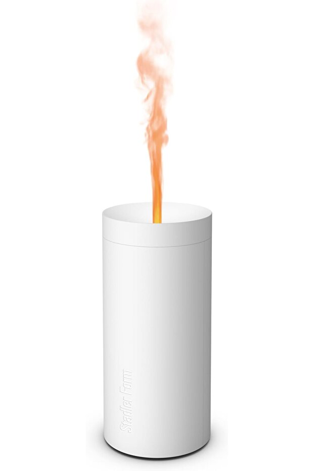 Swiss Design Stadler Form Lucy Diffuser: Ultrasonic, Flame Effect, 7H Battery, USB, Auto Shut-Off, Q