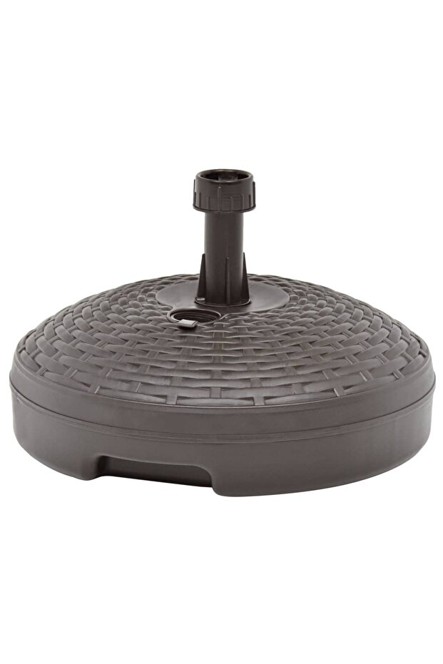 Umbrella Base Sand/Water Filled 20 L Brown Plastic Rattan