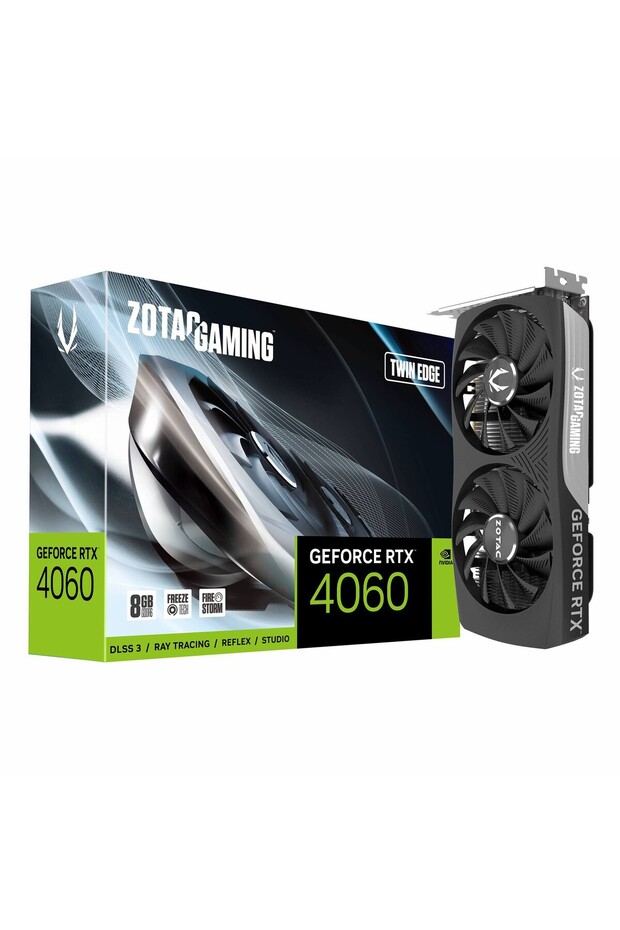 Gaming Twin Edge GeForce RTX 4060 8GB GDDR6 128Bit HDMI/DP Ekran Kartı - 1