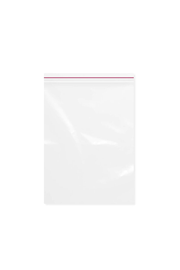 8x10 Cm 100 ADET Şeffaf Kilitli Poşet Torba - 2