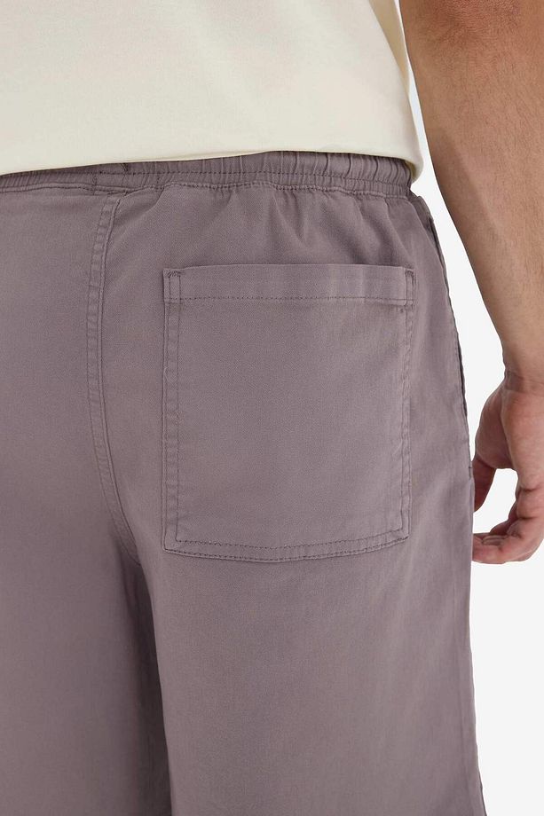 Baggy Fit Beli Bağcıklı Bermuda Şort E1047ax25sm - 6