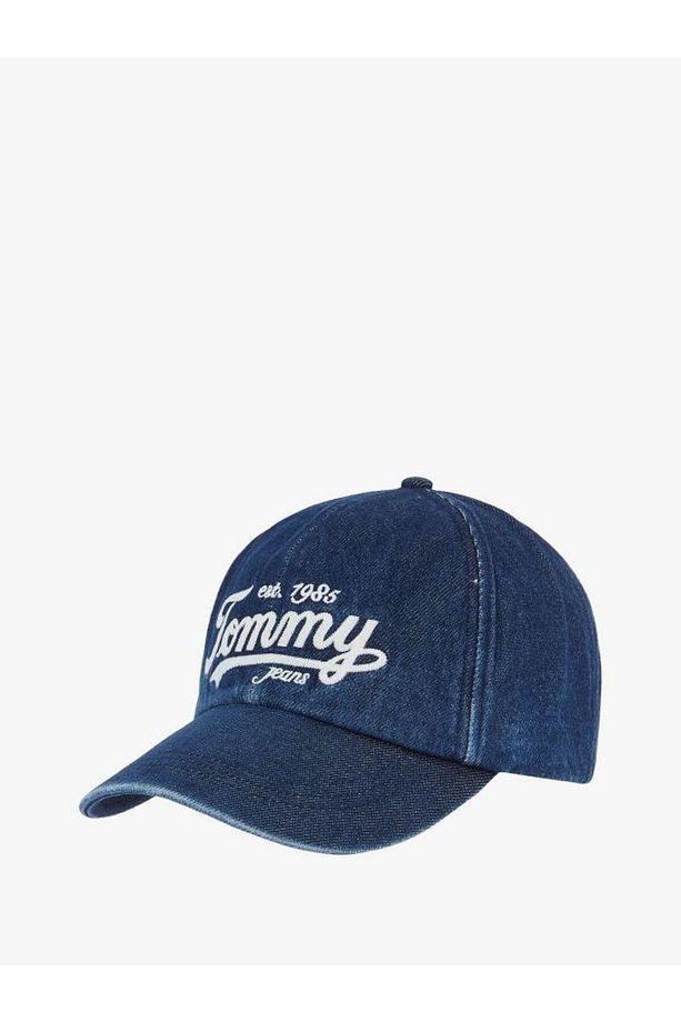 TJM ARCHIVE SCRIPT DENIM CAP - 1