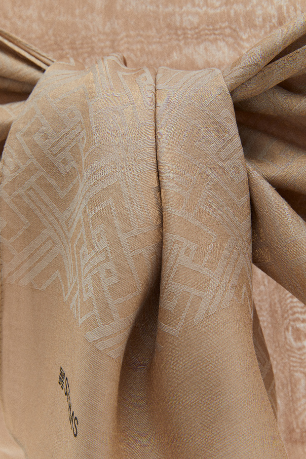 Labirent Desenli Şal - 2