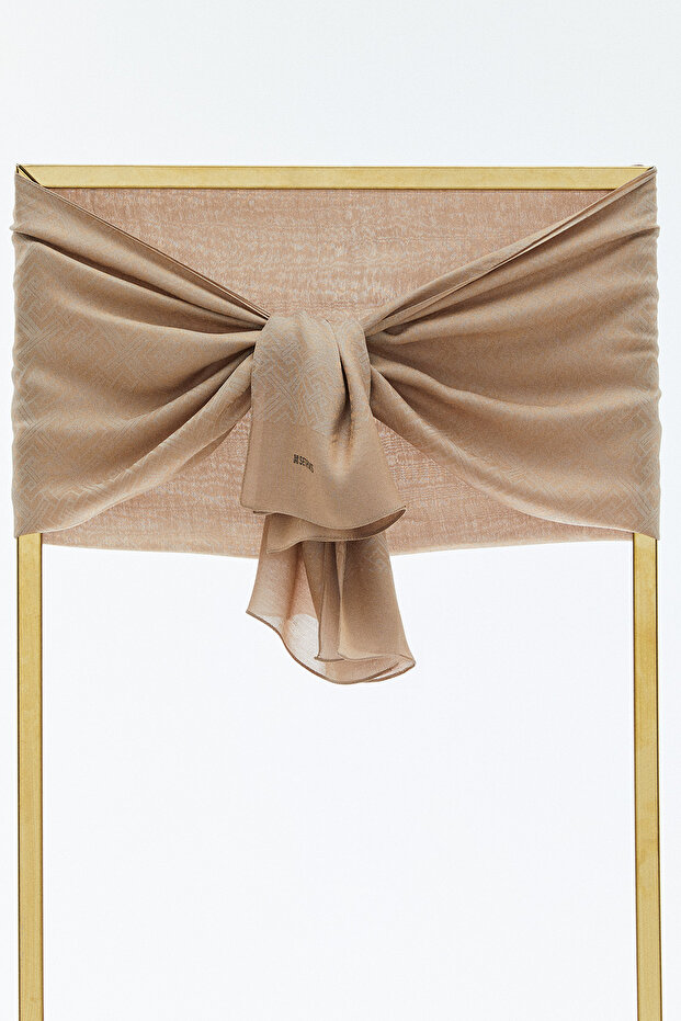 Labirent Desenli Şal - 1