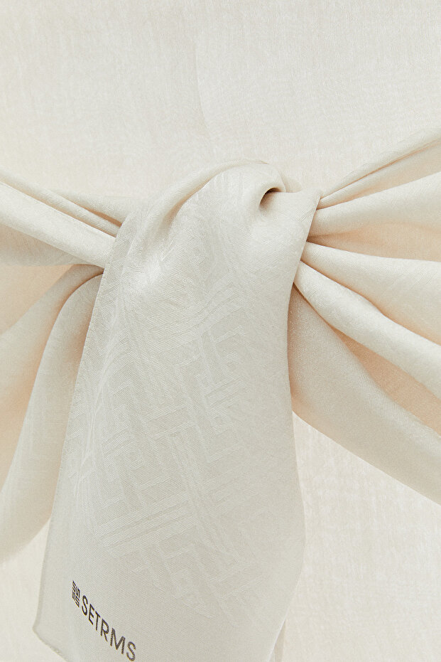 Labirent Desenli Şal - 2