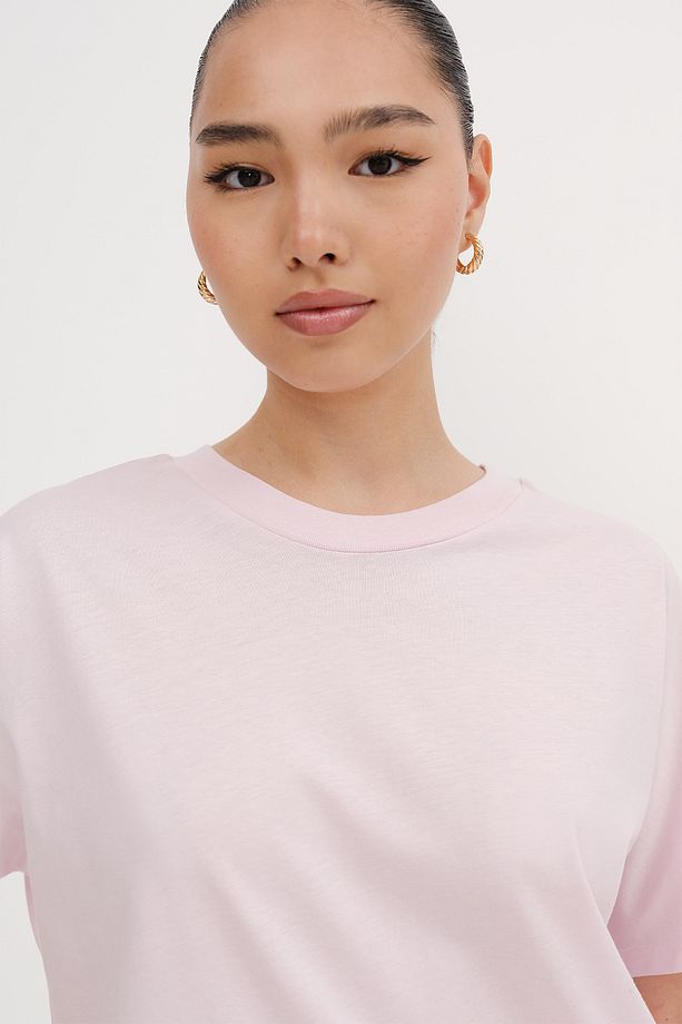 Kısa Kollu Oversize Basic T-shirt P0730-J6J7Y4 - 3