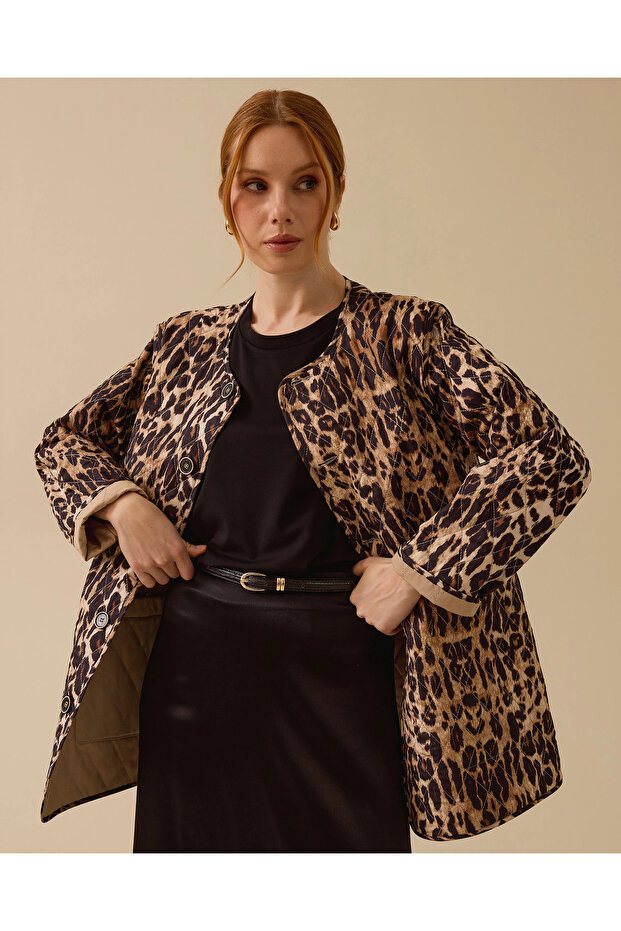 Çift Taraflı Cepli Trençkot - 3