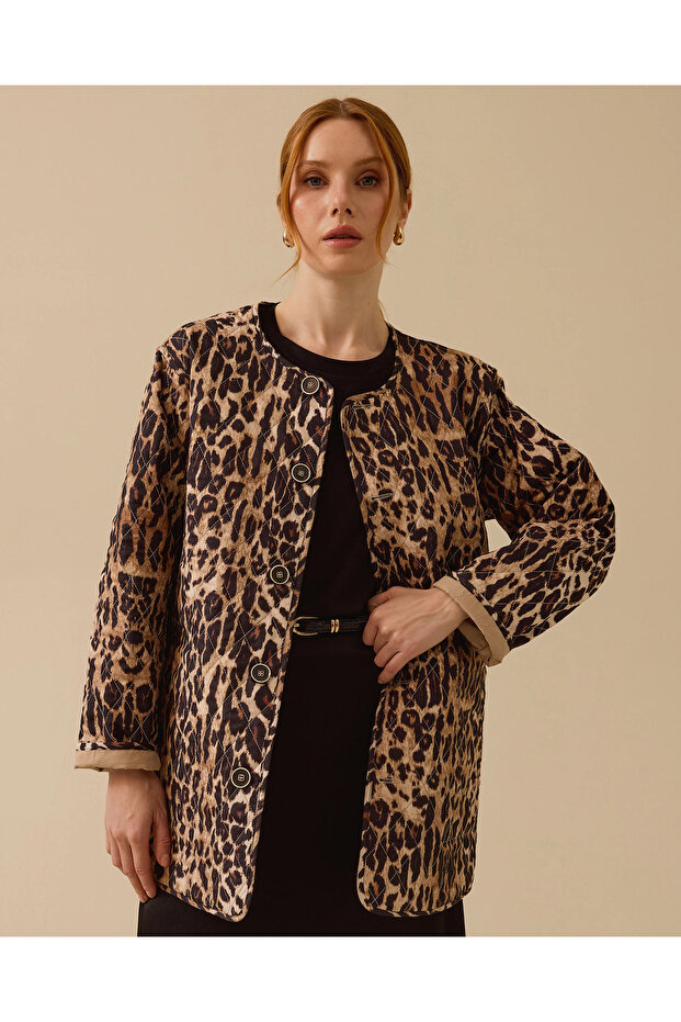 Çift Taraflı Cepli Trençkot - 1