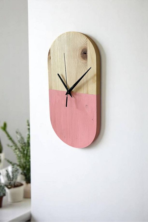 Bohem Minimalist Ahşap Saat - 6