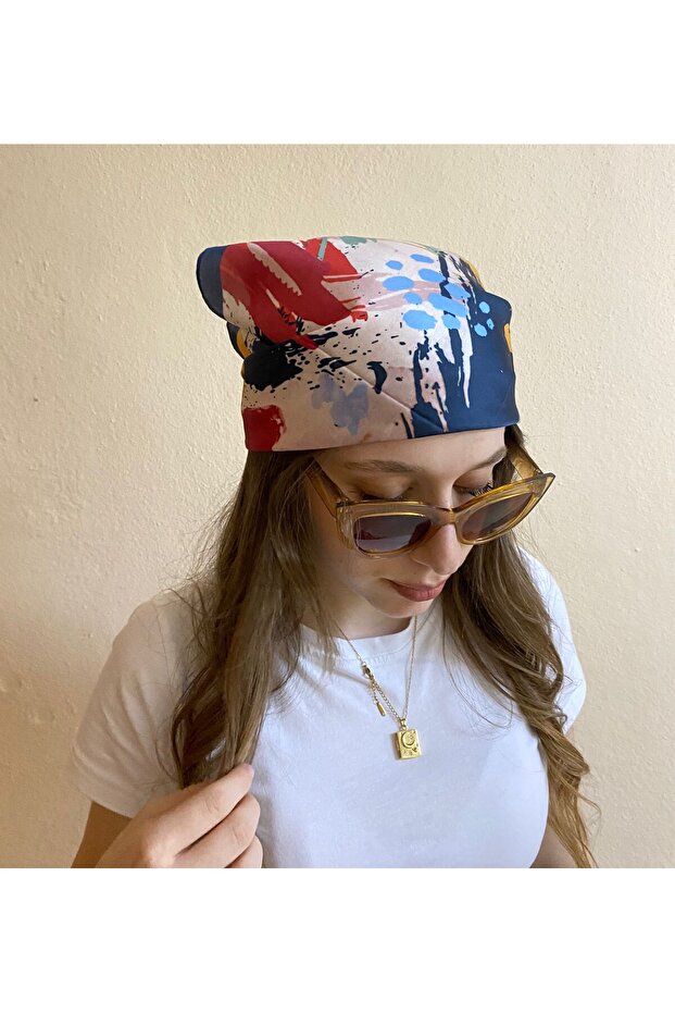 Colorful Patterned Bandana - Summer Hair Accessory - Scarf - Gift 50*50 cm