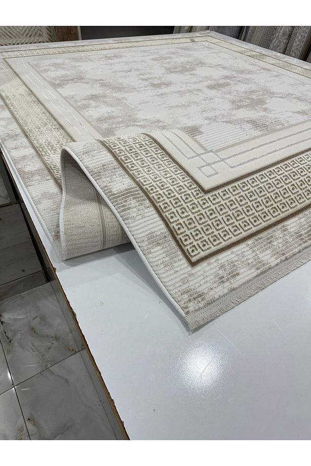 Beyaz Vizon Renk Halı Oturma Odası Halısı ARGIN HALI - 5