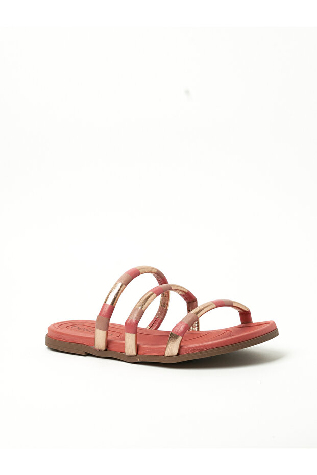 Ladies Flat Sandals Rose | Made In Brazil