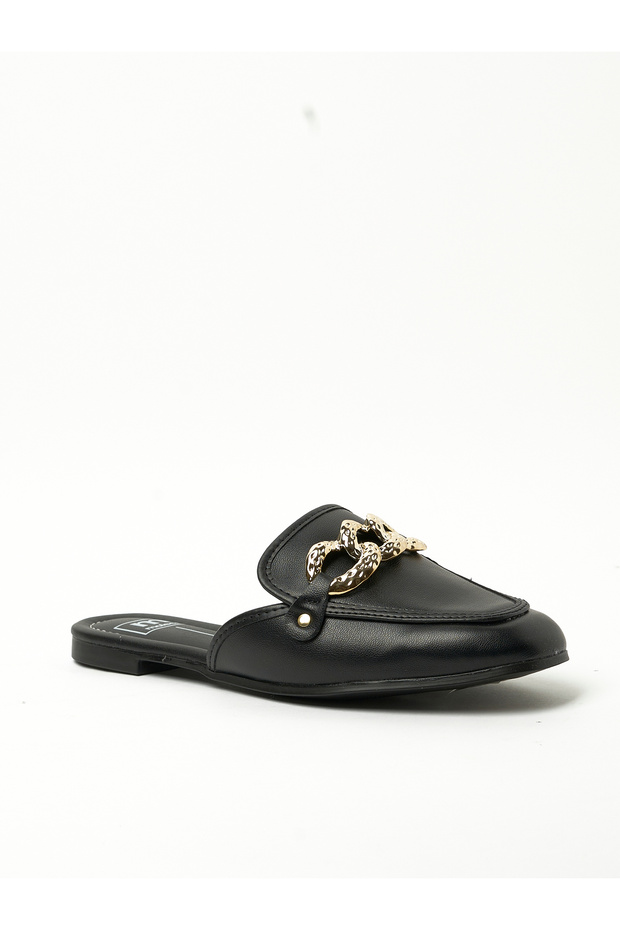 Ladies Flat Sandals Black | Made In Brazil