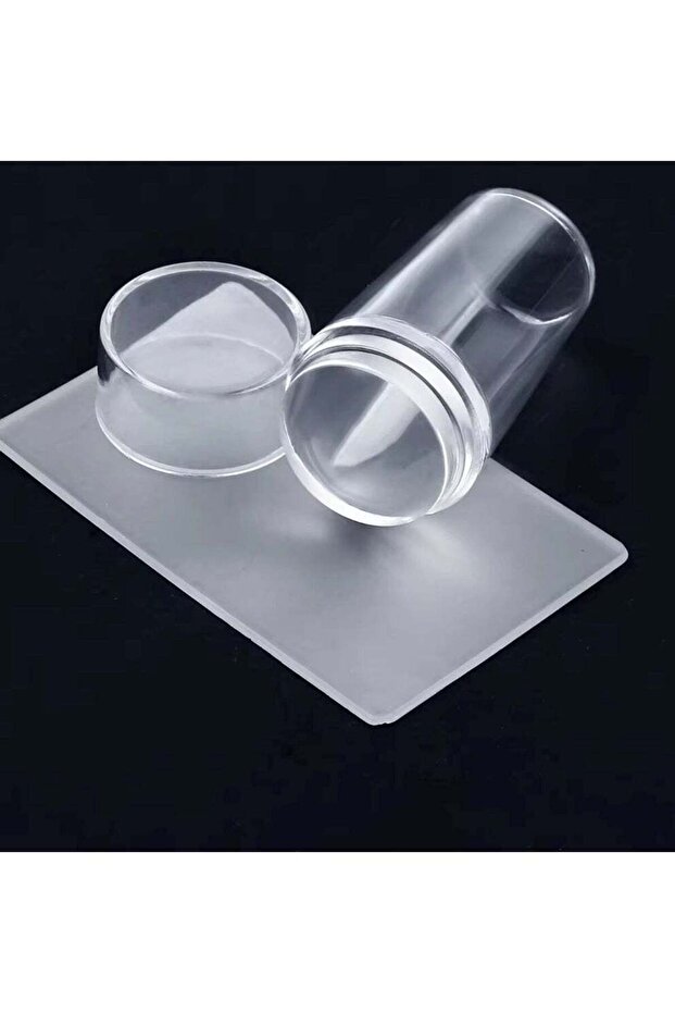 Clear Silicone Nail Art Stamper for Precise and Creative Designs