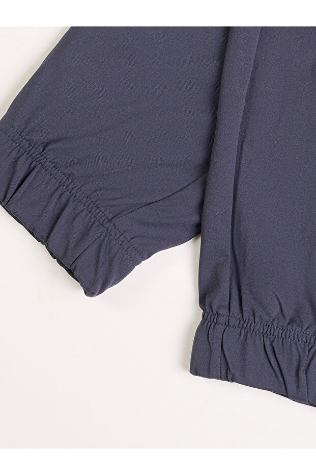 Solid Stretch Joggers with Drawstring - 2