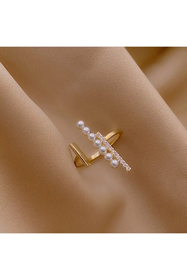 Adjustable Pearl Ring - 2