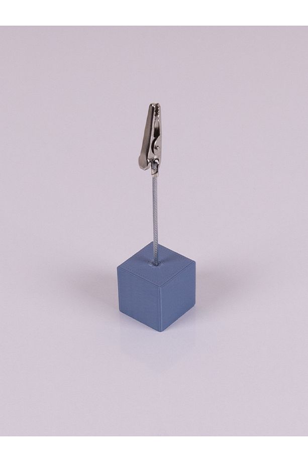 Metal Not Tutucu Metal Kıskançlı Notluk Gri Masaüstü Not Tutacağı - 2