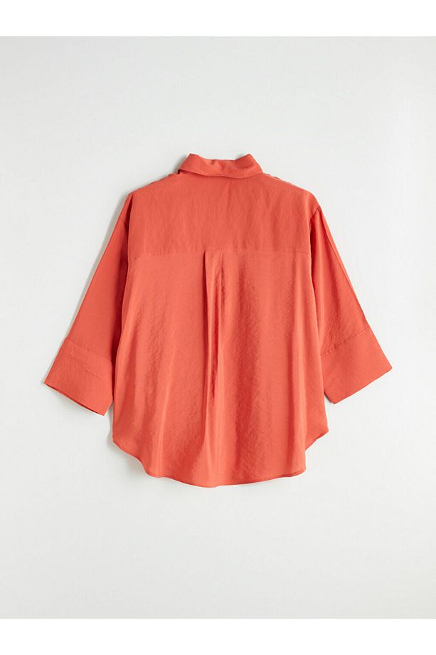 LCW Modal Karışımlı Oversize Kadın Gömlek - 2