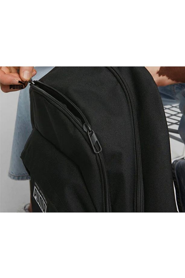 Academy Backpack (25L) Unisex Günlük Ve Okul Siyah Sırt Çantası - 5