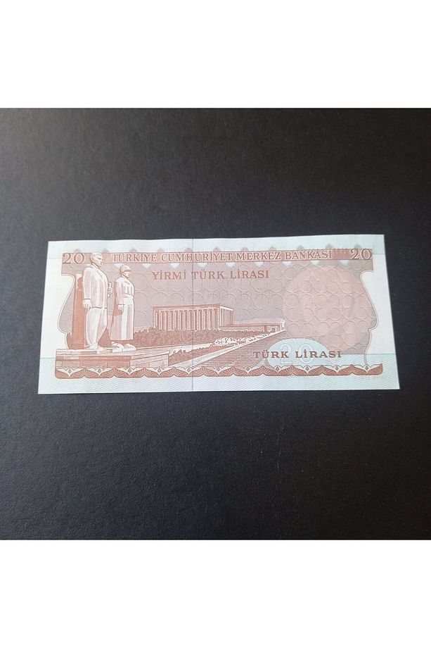 39963685477f59333a 6.Emisyon 3.Tertip F51 Serisi Çil 20Lira Eski kağıt para - 3