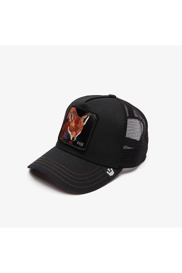 Unisex Siyah The Fox Şapka 101-0528-blk - 1