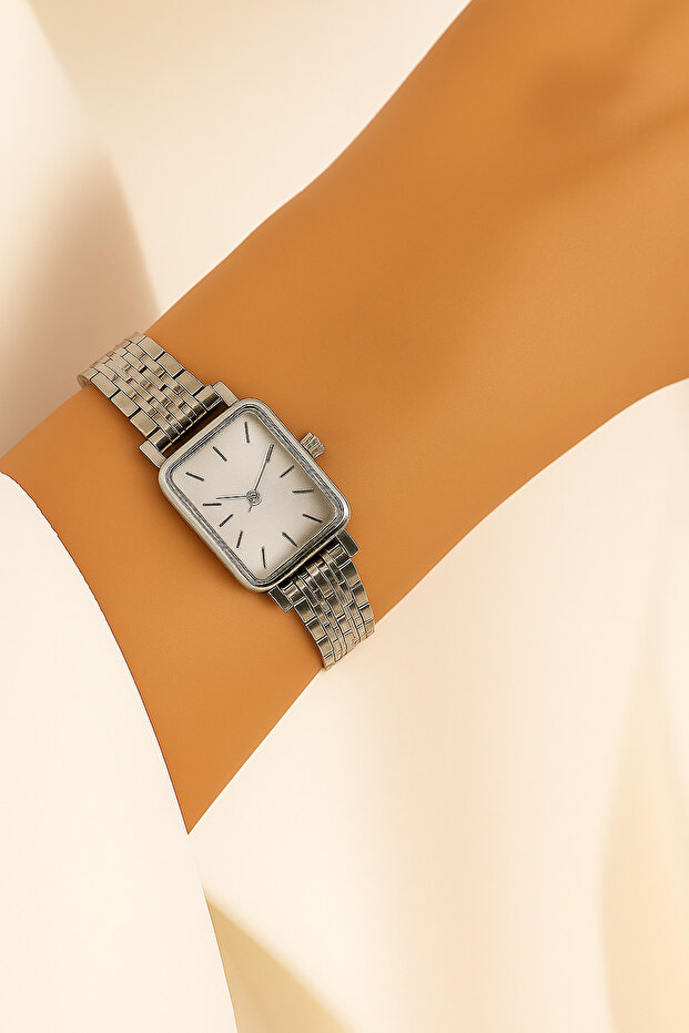 Dikdörtgen - Kadın Kol Saati - 1