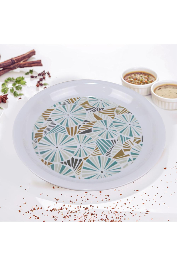 صينية تقديم دائرية من الميلامين مقاس 40 سم - 1