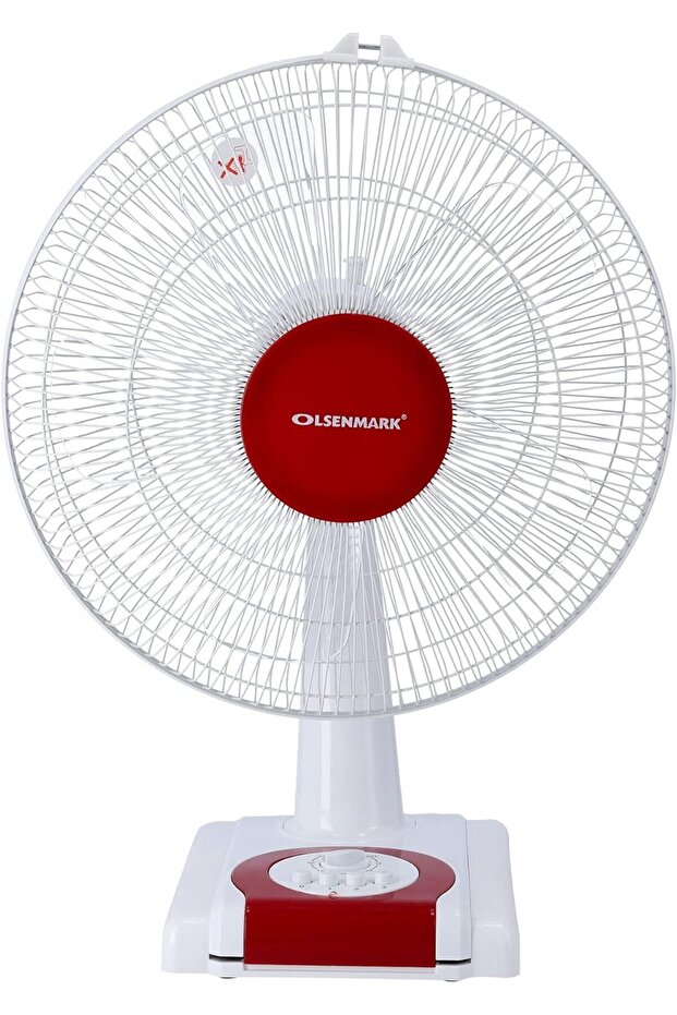 16" Powerful Table Fan With 3-speed Settings And 60-min Timer