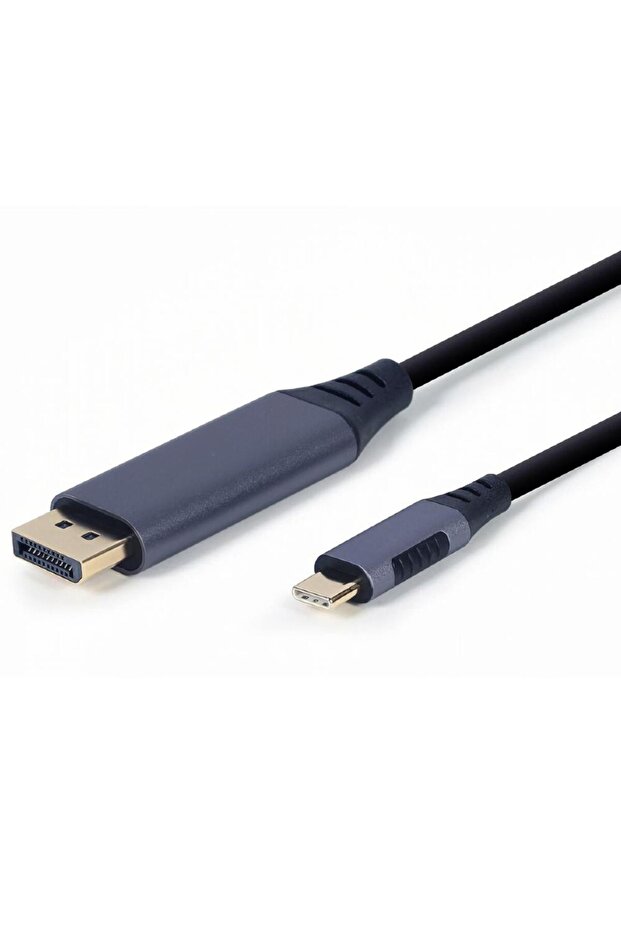 Cablu Audio si Video USB-C - DisplayPort Gembird, 1.8m, Gri CC-USB3C-DPF-01-6 - 1