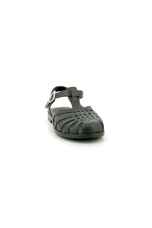 Sunmif Mat Kaki Fonce Kadın Sandalet - 5