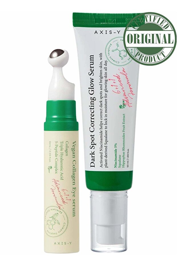 Vegan Collagen Eye Serum 10ml & AXIS-Y Dark Spot Correcting Glow Serum 30ml