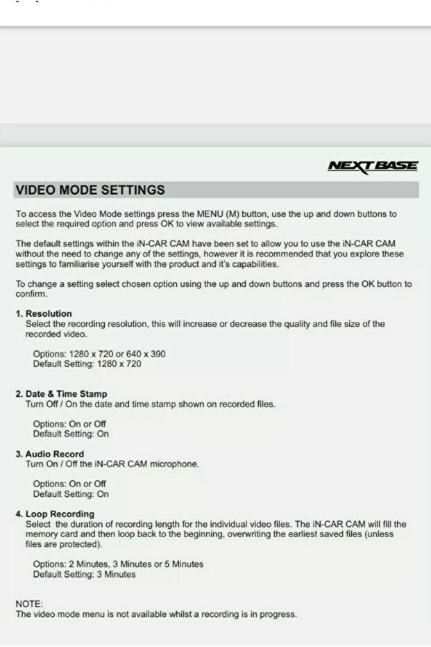 كاميرا لوحة القيادة NBDVR101 - 6