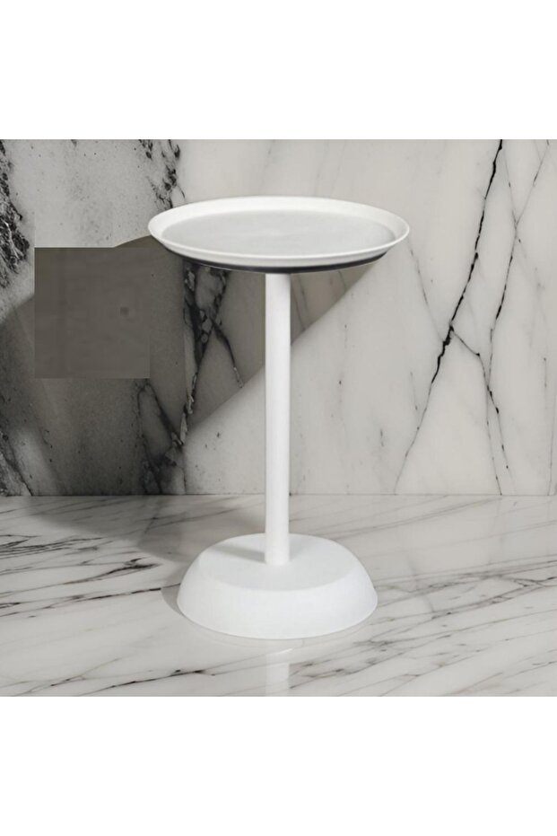 White single serving table - 2