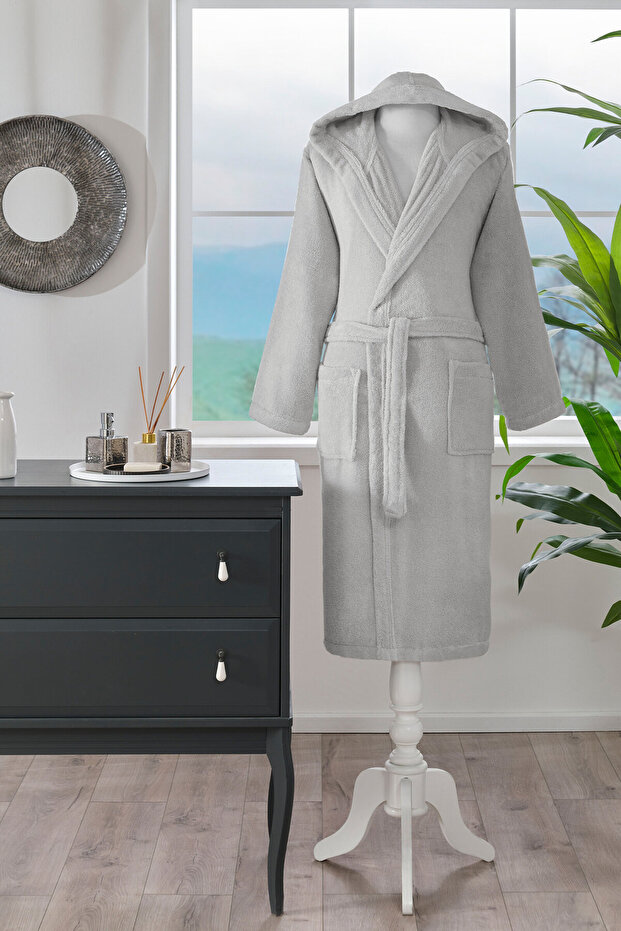 Özdilek Woven Kapüşonlu Bornoz - 1