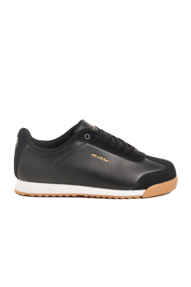 Black Crepe Memory Foam Unisex Sports Shoes Peru g