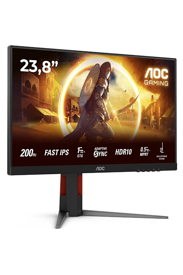 Monitor de gaming de 24", IPS rapid, 200Hz, FHD, 1ms, HDMI/DP, Pivot, Negru - 2