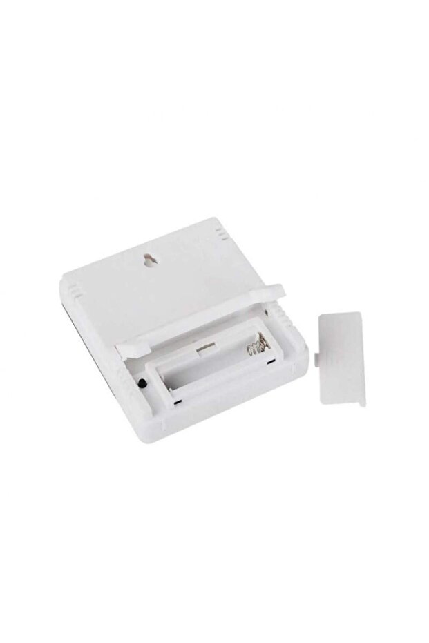 ® digital thermometer with hygrometer and clock, alarm, memory function, desk or wall mount - 5