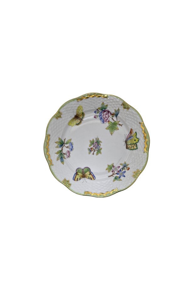 517 Queen Victoria Vbo Hand Painting Porcelain Dessert Plate
