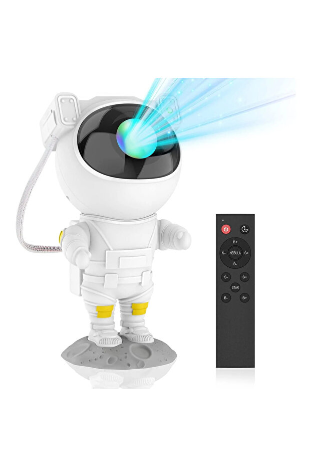 Astronaut Laser Projector with Aurora Borealis and Stars Light Show, 360 Adjustment, Timer, Remote Control - 5