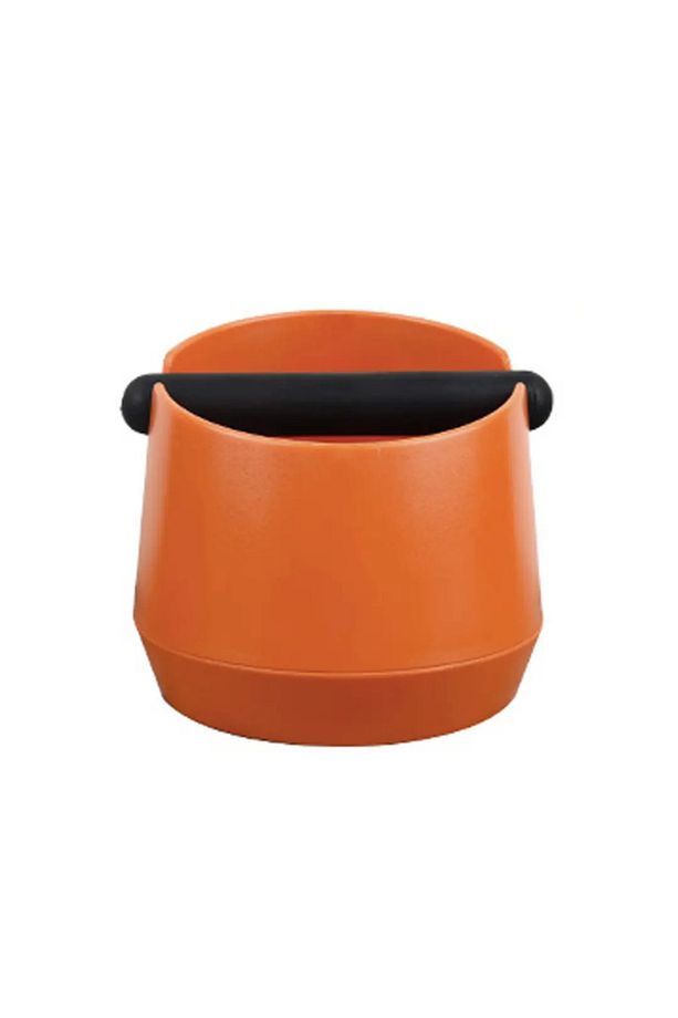 Espresso Posa Kutusu , Darbe Emici Espresso Knock Box, Çıkarılabilir Vuruş Çubuğu ve Kaymaz-TURUNCU - 1