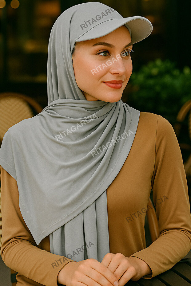 شال ساندي مع قبعة - 3