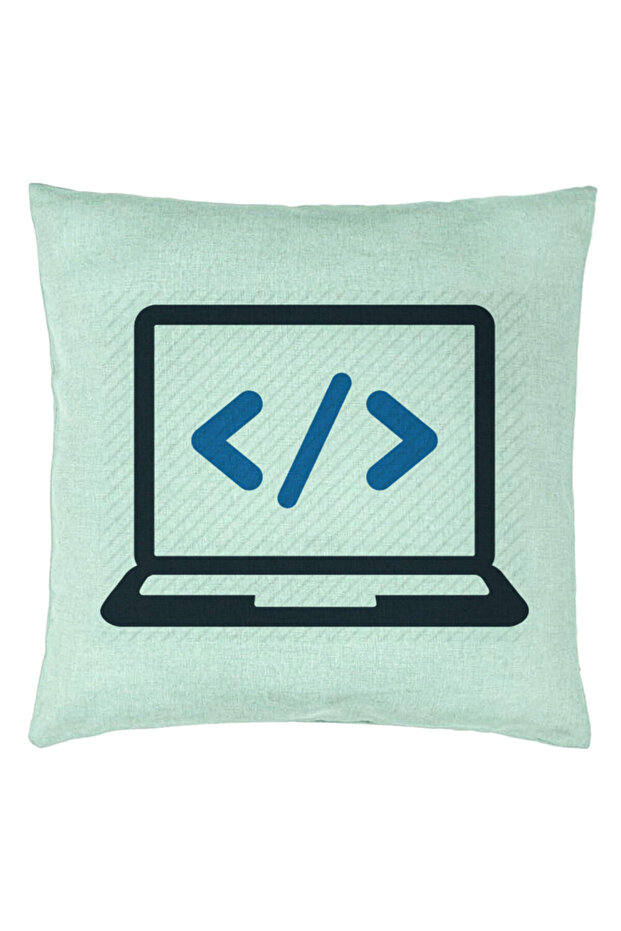 Pillowcase, Developer Pattern, 40x40 Cm, Mint Green - 7