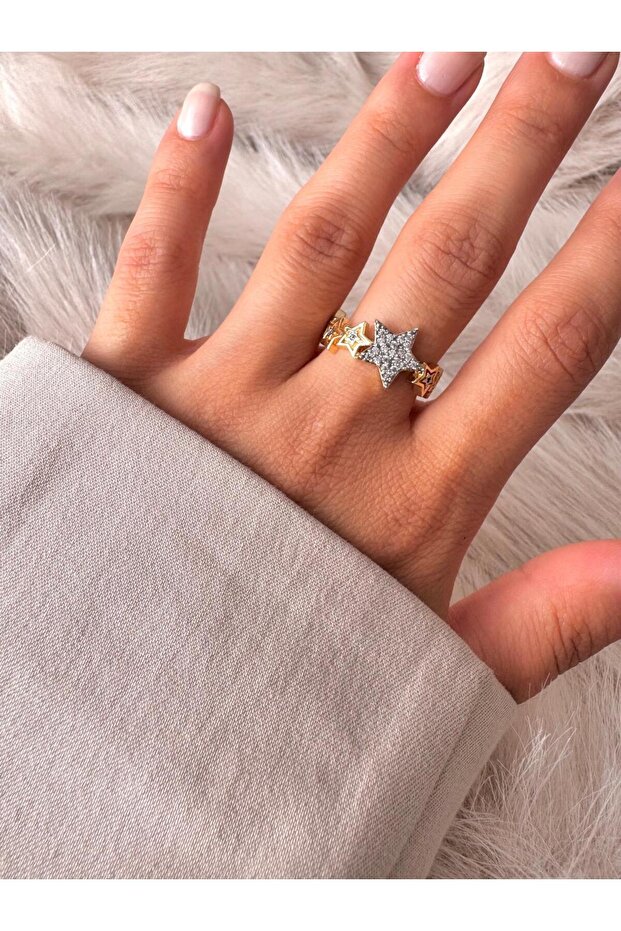 خاتم نجمة حجر الراين - 1