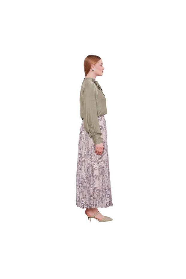 Etnik Desen Piliseli Etek - 2