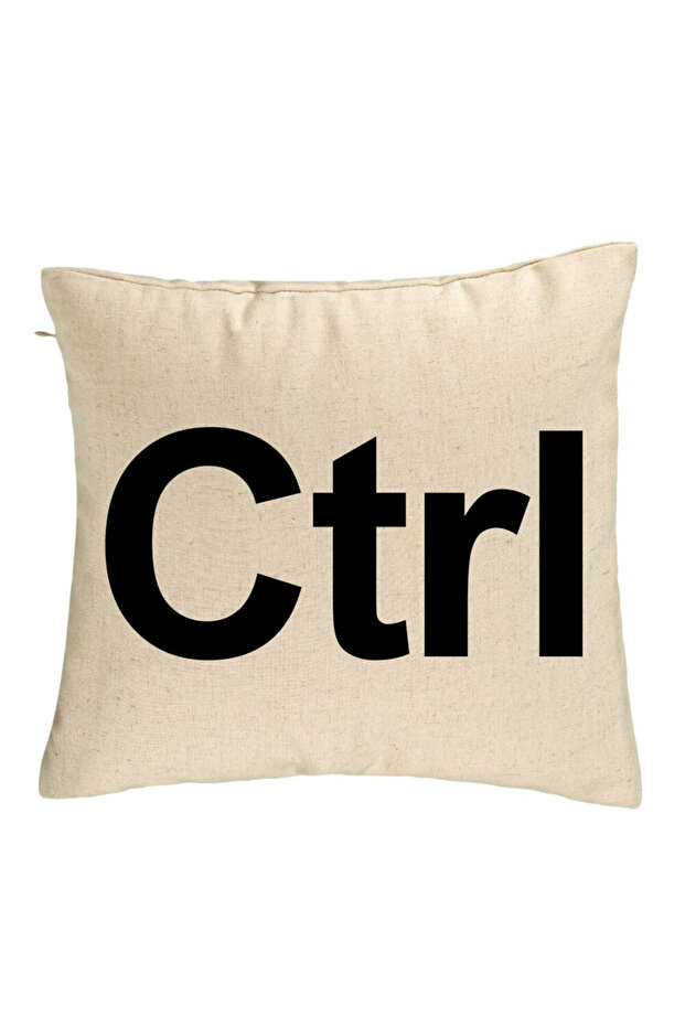 Pillowcase, Ctrl Pattern, 40x40 Cm, Beige - 1